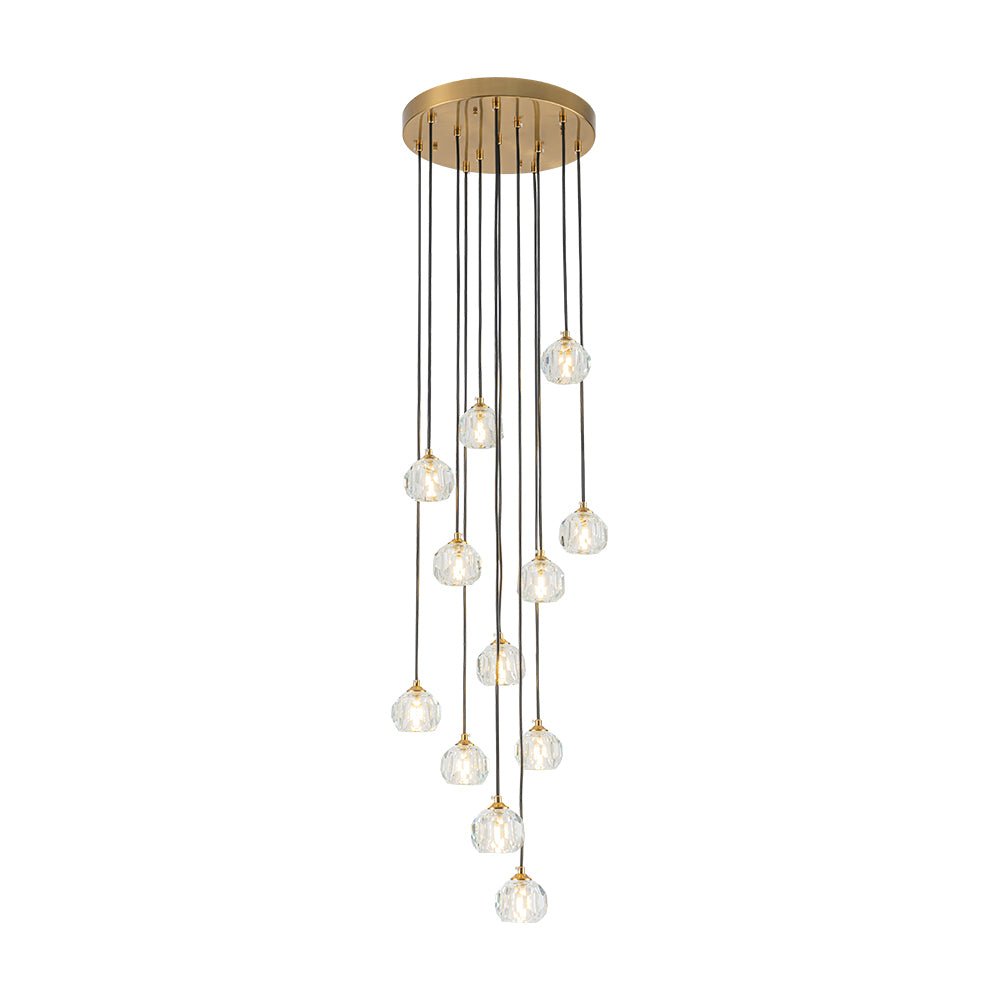 Suspension en cristal Freyza | Zoruvyx Cluster pour la cuisine et la salle à manger