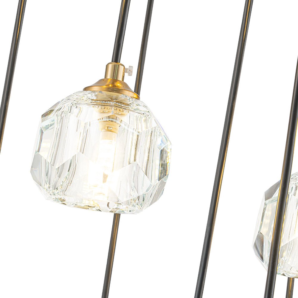Suspension en cristal Freyza | Zoruvyx Cluster pour la cuisine et la salle à manger