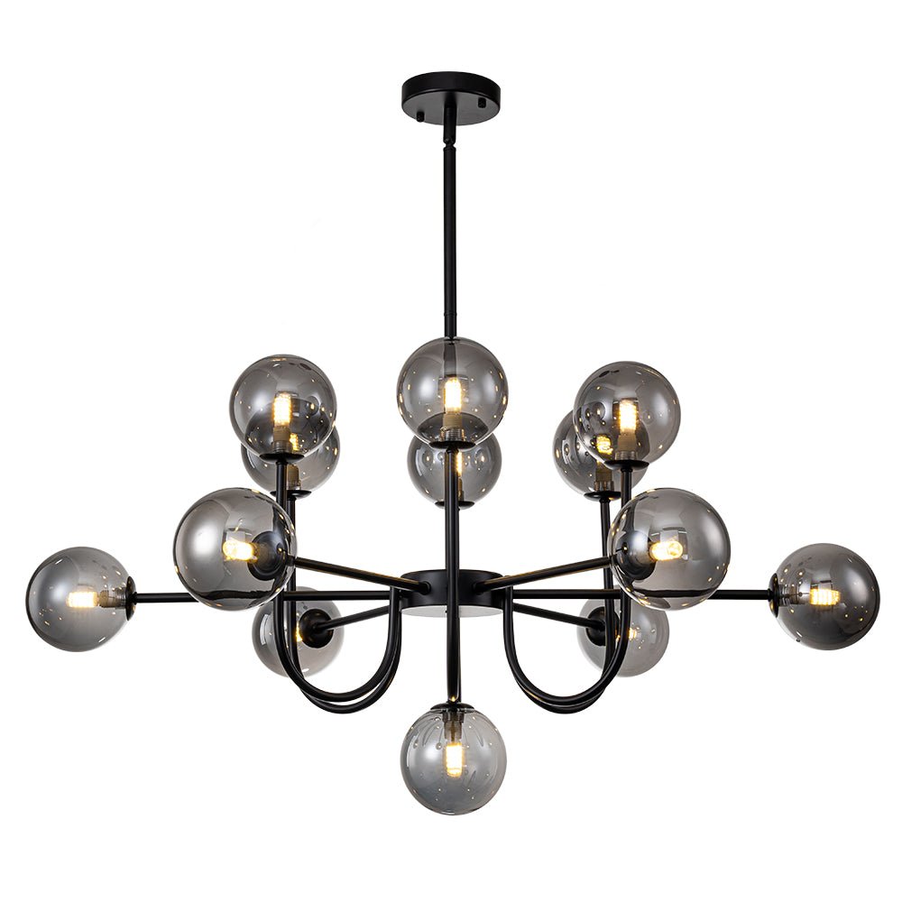 Freyza | Tindra Modern Sputnik Glass Chandelier – Modern Dining Room Living Room