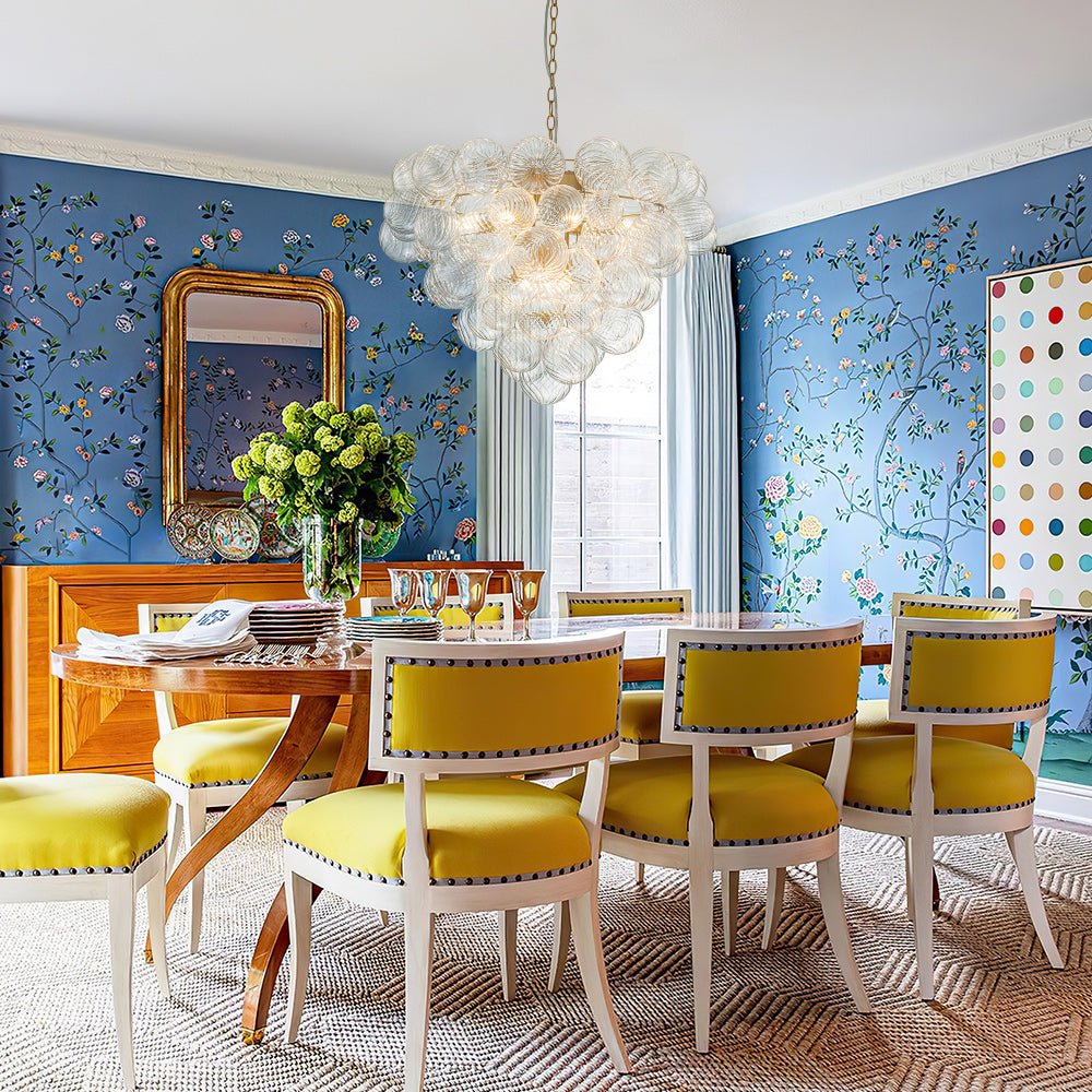 Freyza | Vindur postmoderner Luxus-Glas-Kronleuchter – modernes Esszimmer, Wohnzimmer