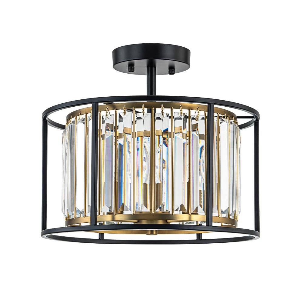 Freyza | Qvistari Minimalist Crystal Crystal Ceiling Light – Minimalist Bedroom Living Room
