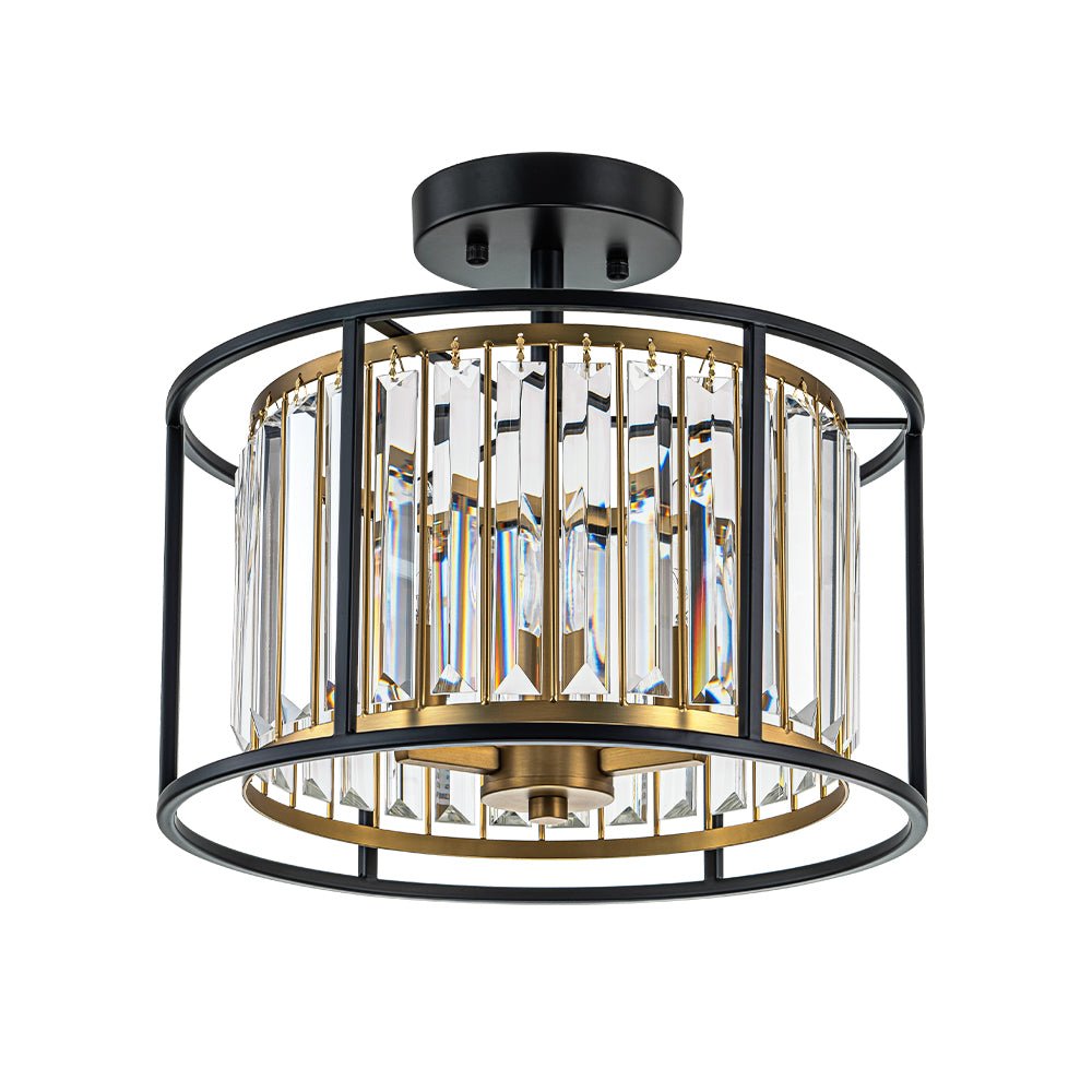 Freyza | Qvistari Minimalist Crystal Crystal Ceiling Light – Minimalist Bedroom Living Room