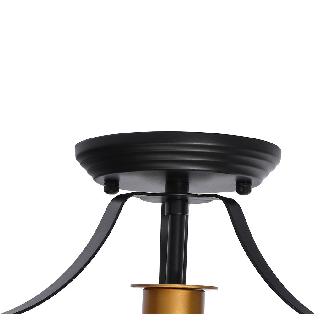 Freyza | Alvorna Minimalist Glass Glass Ceiling Light – Minimalist Bedroom Living Room