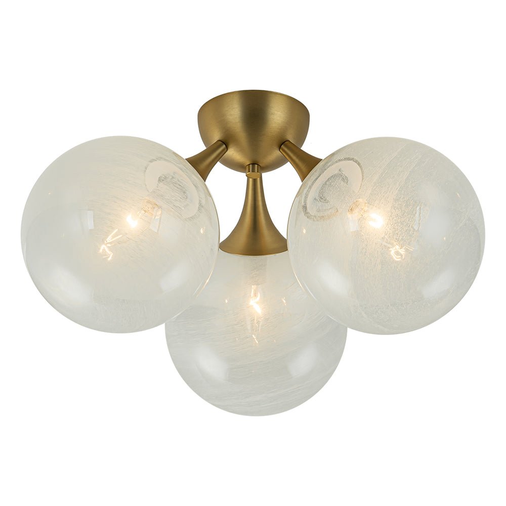 Freyza | Plafonnier en verre opaque Tinduvox Cloud – Chambre, salon