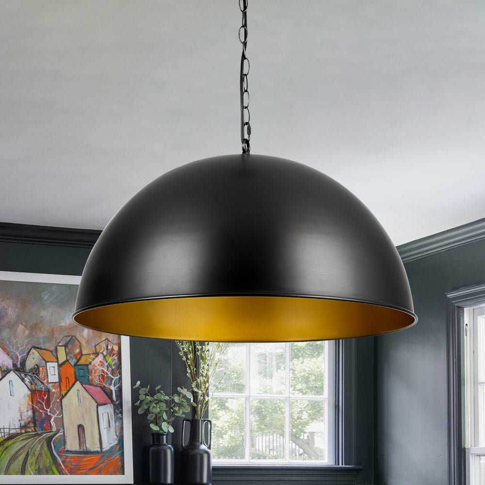 Freyza | Aevuvyx Industrial Farmhouse Pendant Light – Industrial Kitchen Dining Room