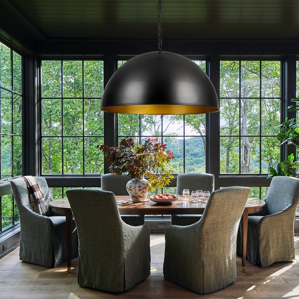 Freyza | Aevuvyx Industrial Farmhouse Pendant Light – Industrial Kitchen Dining Room