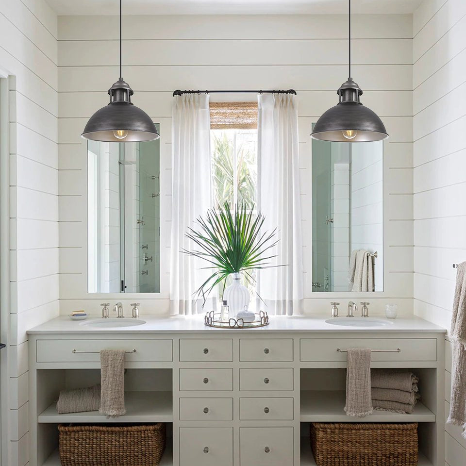 Freyza | Vesino Industrial Dome Pendant Light – Industrial Kitchen Dining Room