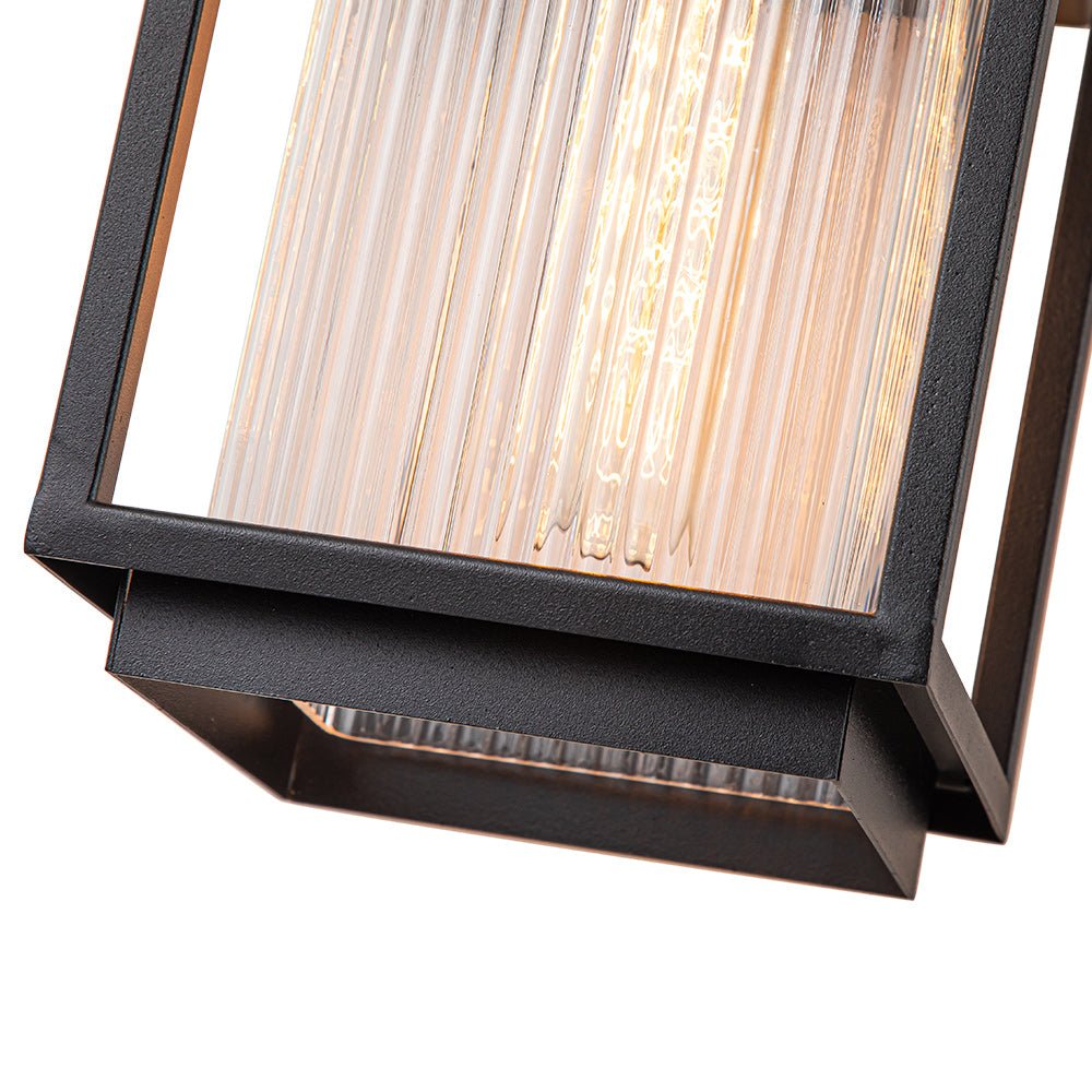 Freyza | Vireon moderne Outdoor-Glas-Wandleuchte – modernes Wohnzimmer, Flur
