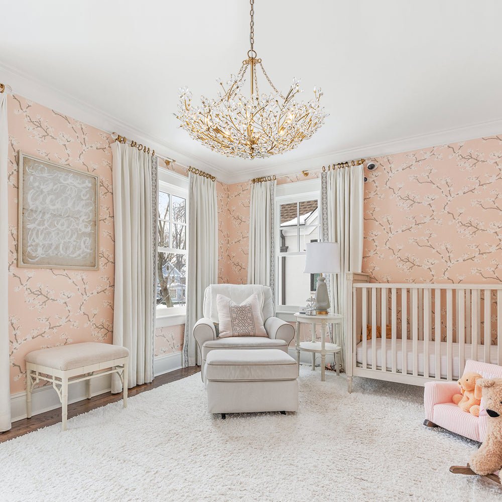 Freyza | Astron Luxe Floral Crystal Chandelier – Dining Room Living Room