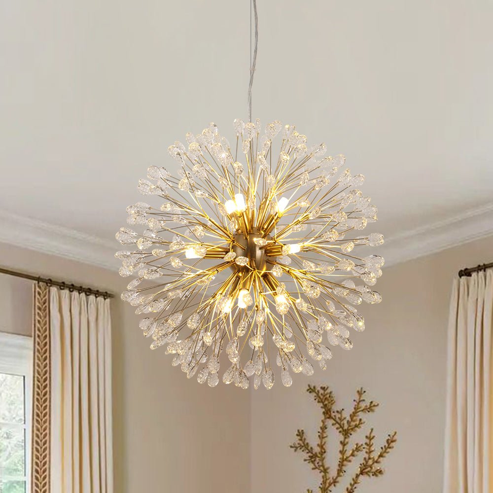 Freyza | Brygge Luxury Firework Crystal Chandelier – Dining Room Living Room