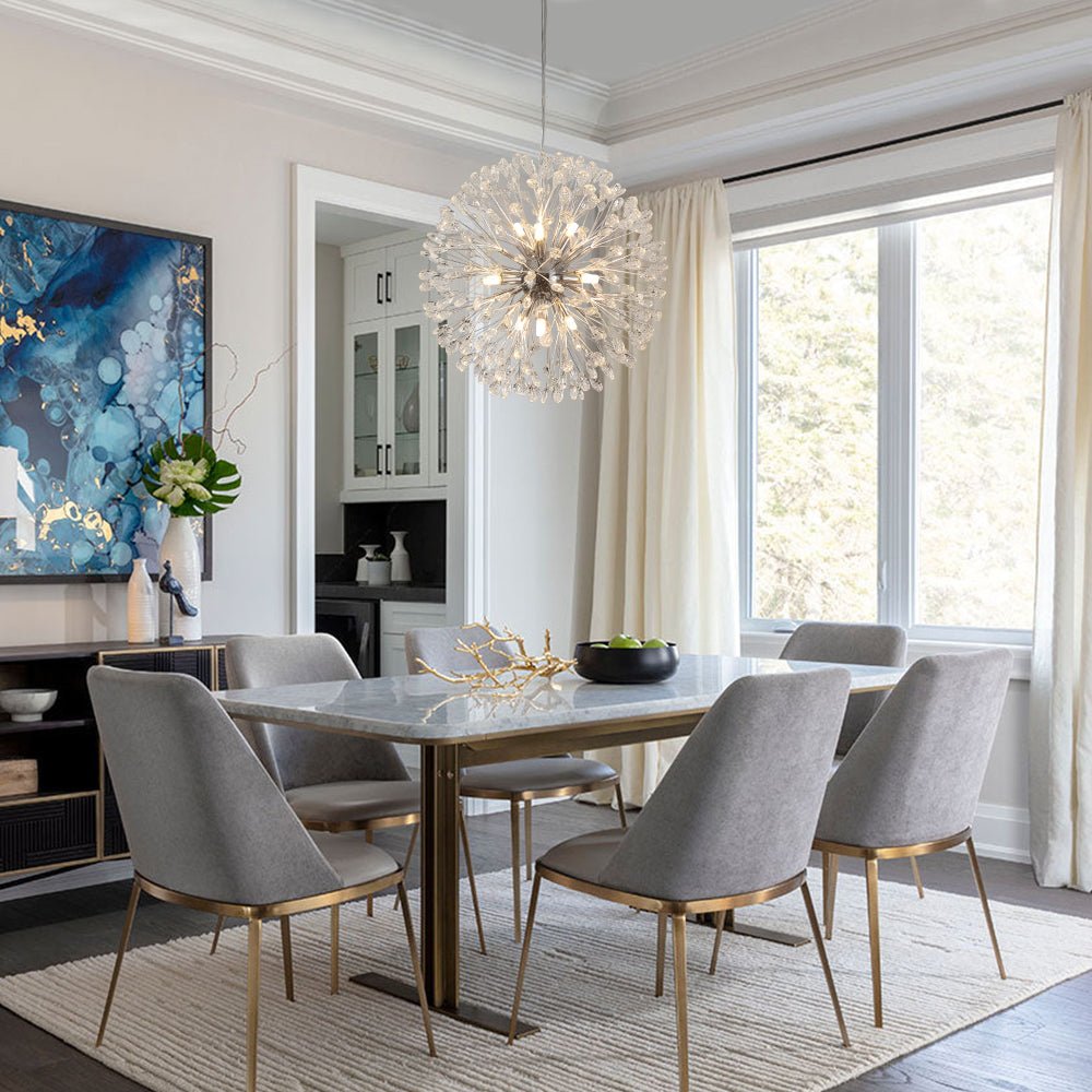 Freyza | Brygge Luxury Firework Crystal Chandelier – Dining Room Living Room