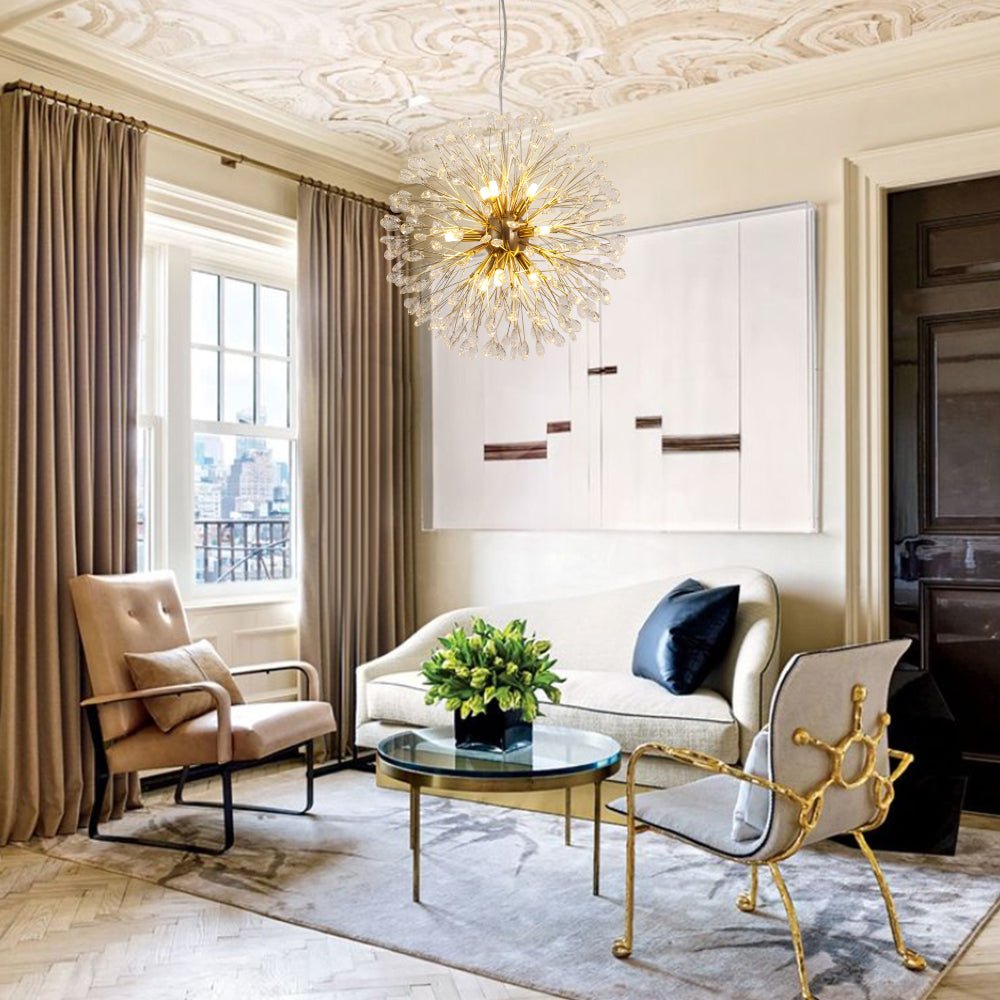 Freyza | Brygge Luxury Firework Crystal Chandelier – Dining Room Living Room