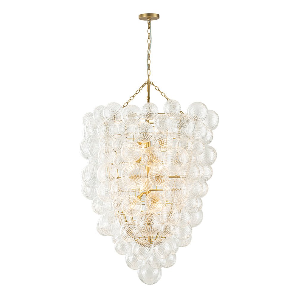 Freyza | Dagen Luxury Entry Glass Chandelier – Dining Room Living Room