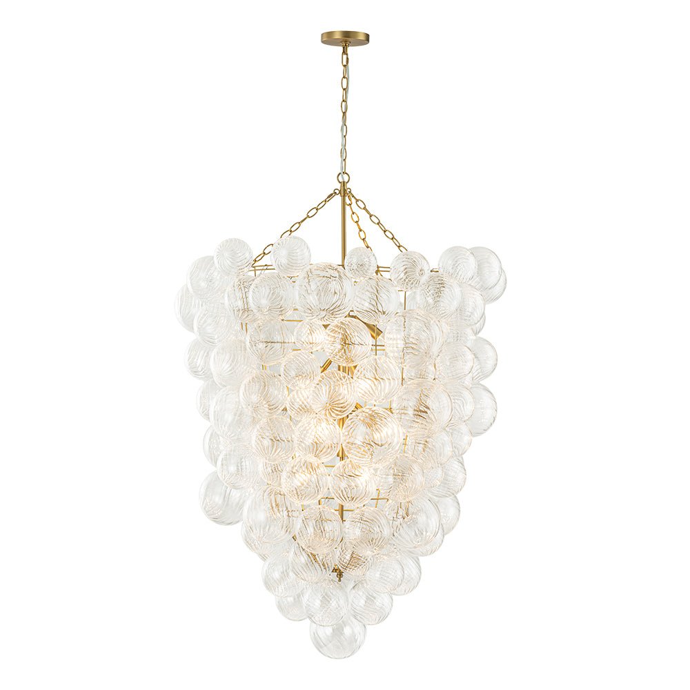 Freyza | Dagen Luxury Entry Glass Chandelier – Dining Room Living Room