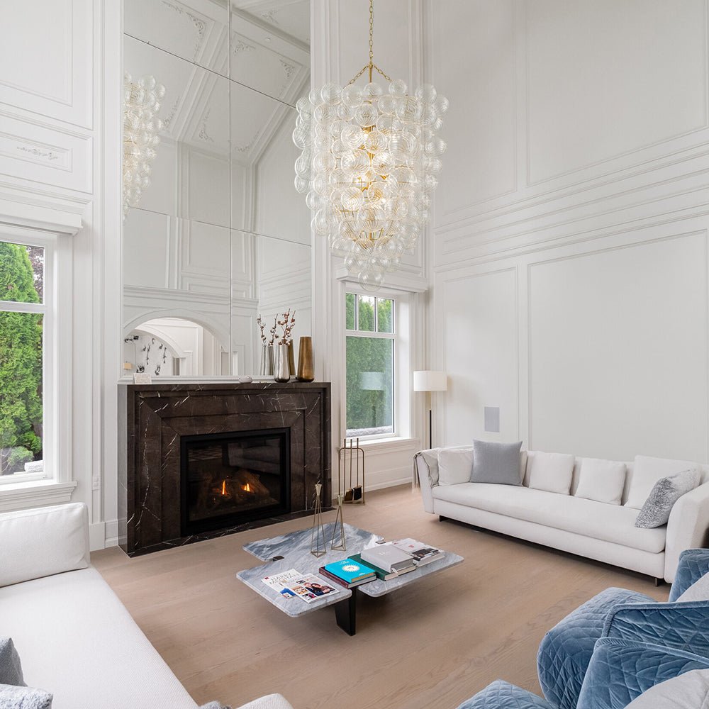 Freyza | Dagen Luxury Entry Glass Chandelier – Dining Room Living Room