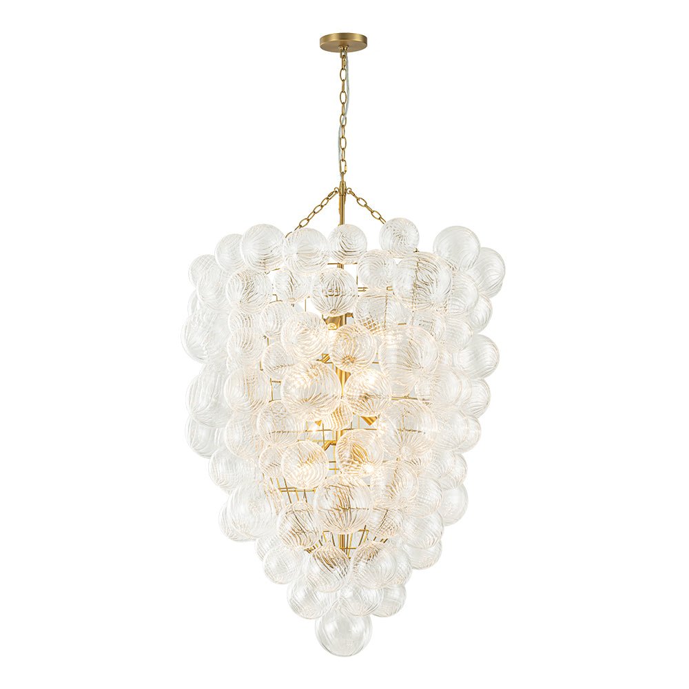Freyza | Dagen Luxury Entry Glass Chandelier – Dining Room Living Room