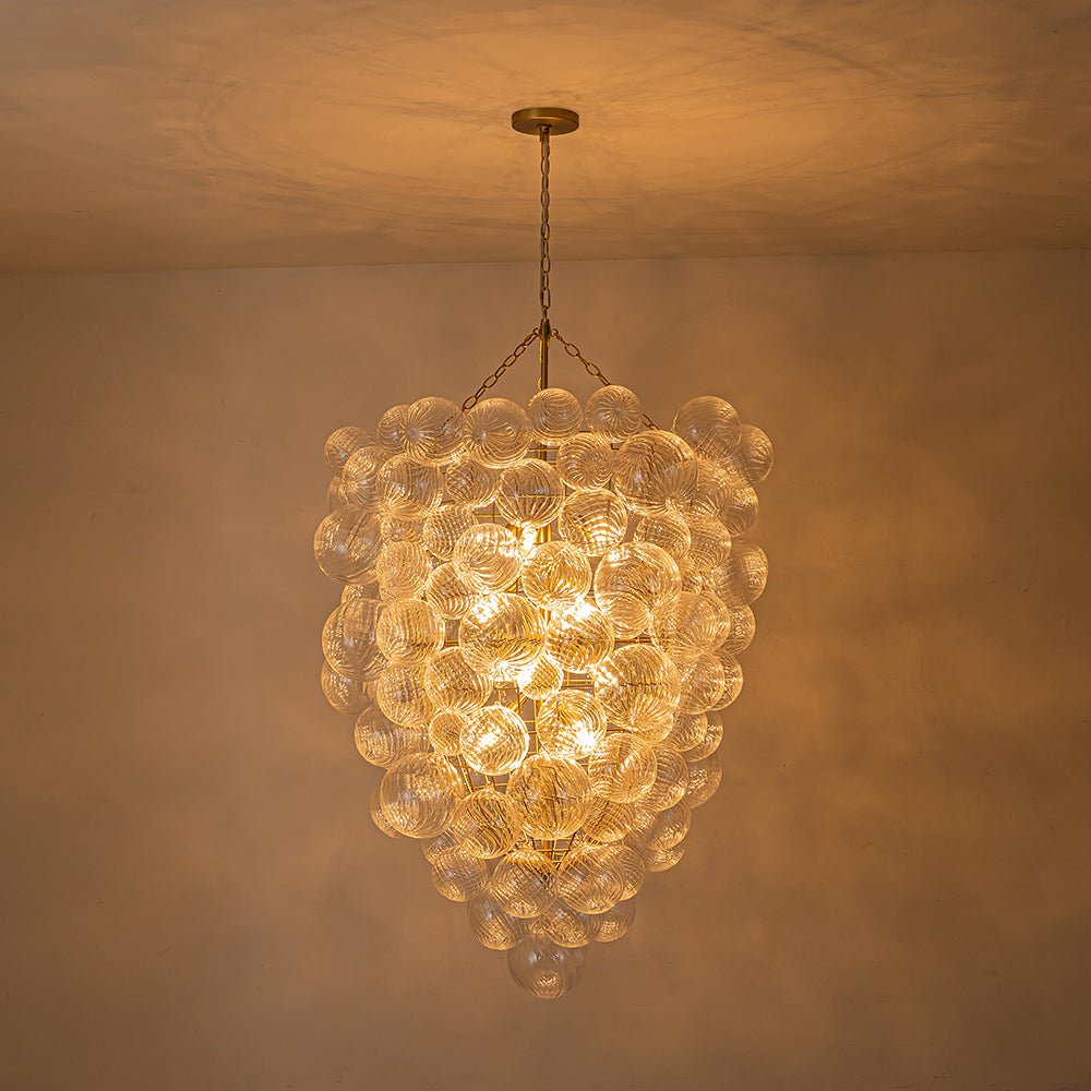 Freyza | Dagen Luxury Entry Glass Chandelier – Dining Room Living Room