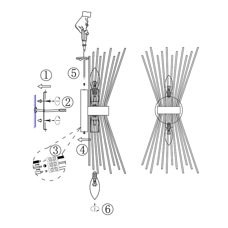 Freyza | Jarnbrulx Mid Century Wall Sconce – Living Room Hallway