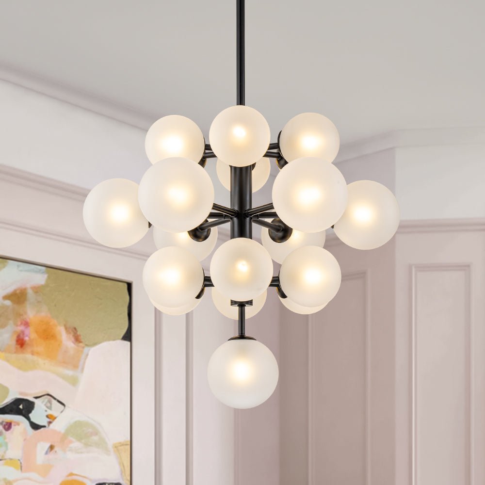 Freyza | Xenulix Mid-Century Sputnik Glass Chandelier – Mid-Century Dining Room Living Room