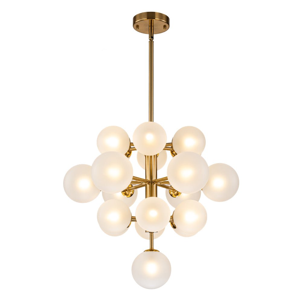 Freyza | Xenulix Mid-Century Sputnik Glass Chandelier – Mid-Century Dining Room Living Room
