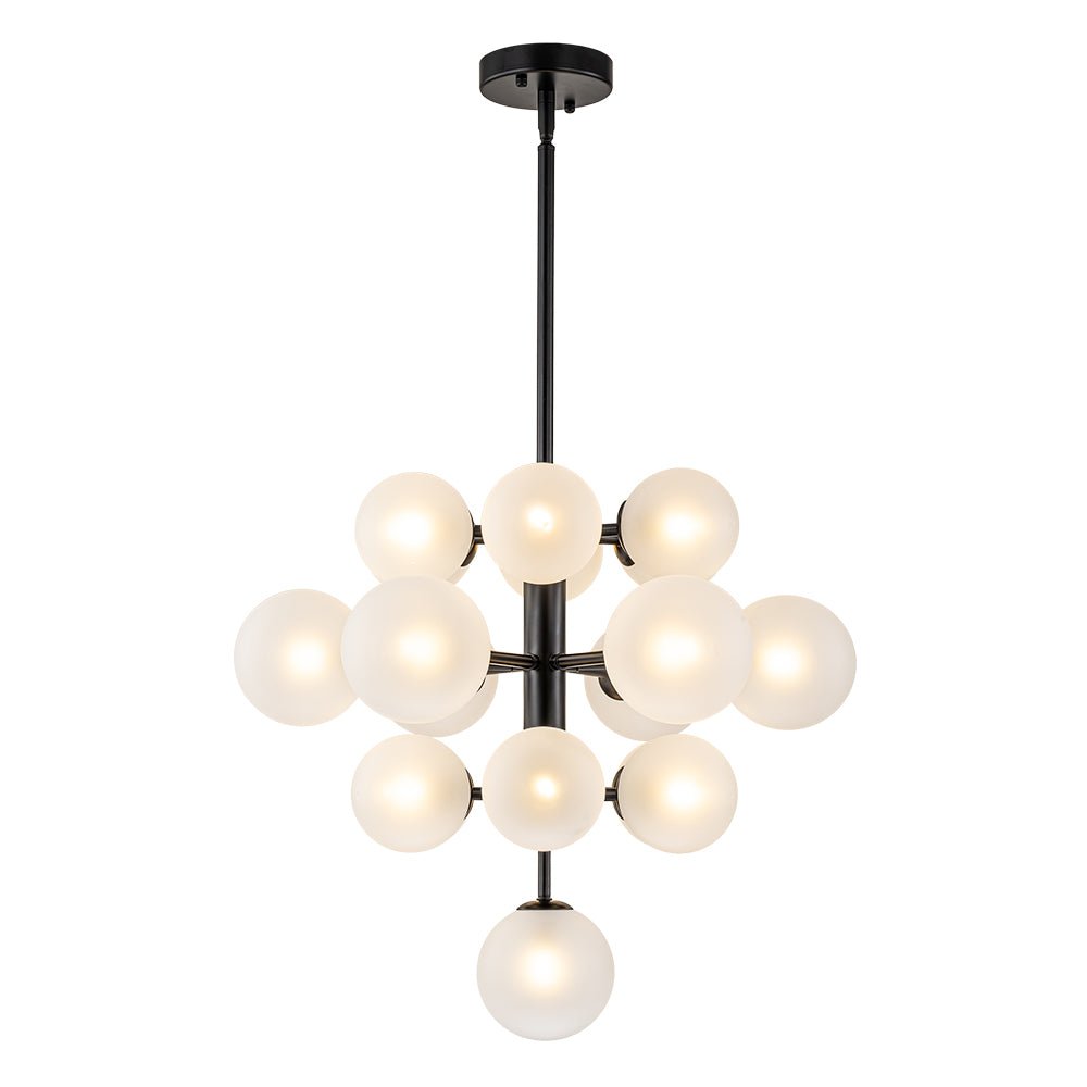 Freyza | Xenulix Mid-Century Sputnik Glass Chandelier – Mid-Century Dining Room Living Room