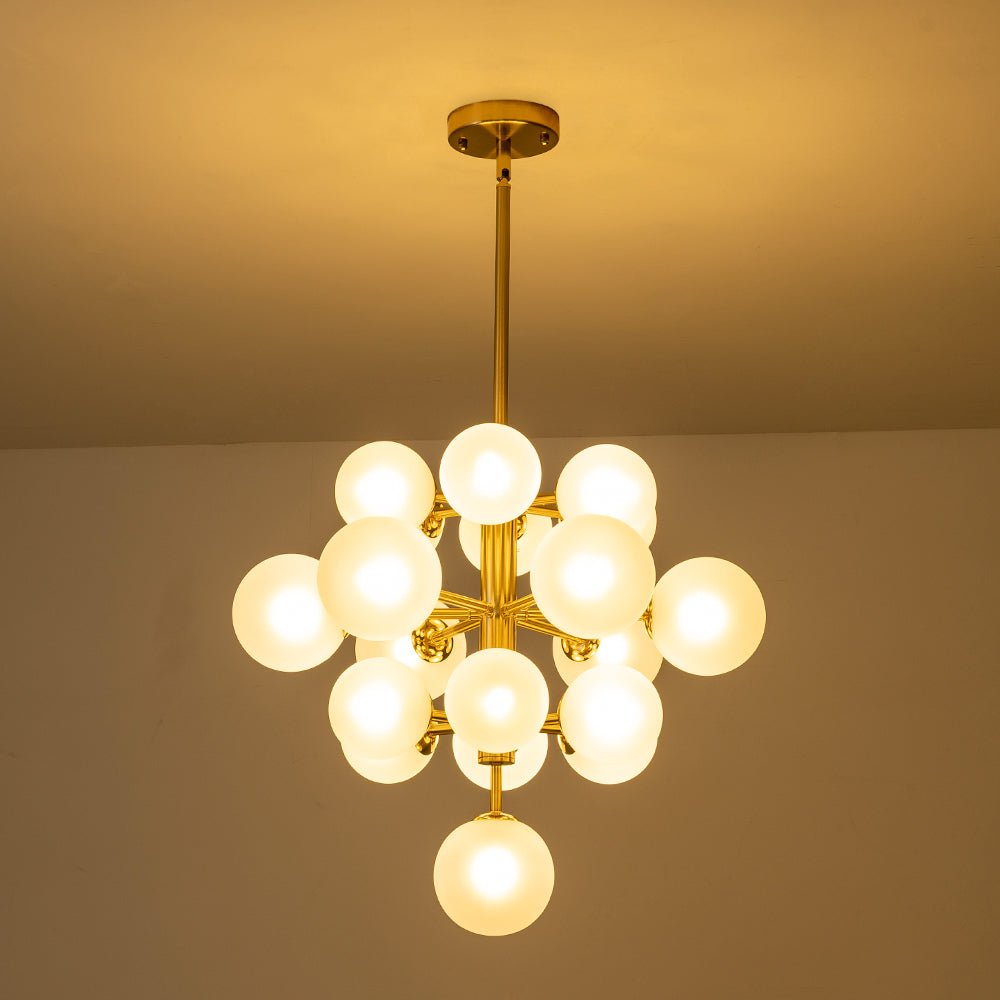 Freyza | Xenulix Mid-Century Sputnik Glass Chandelier – Mid-Century Dining Room Living Room