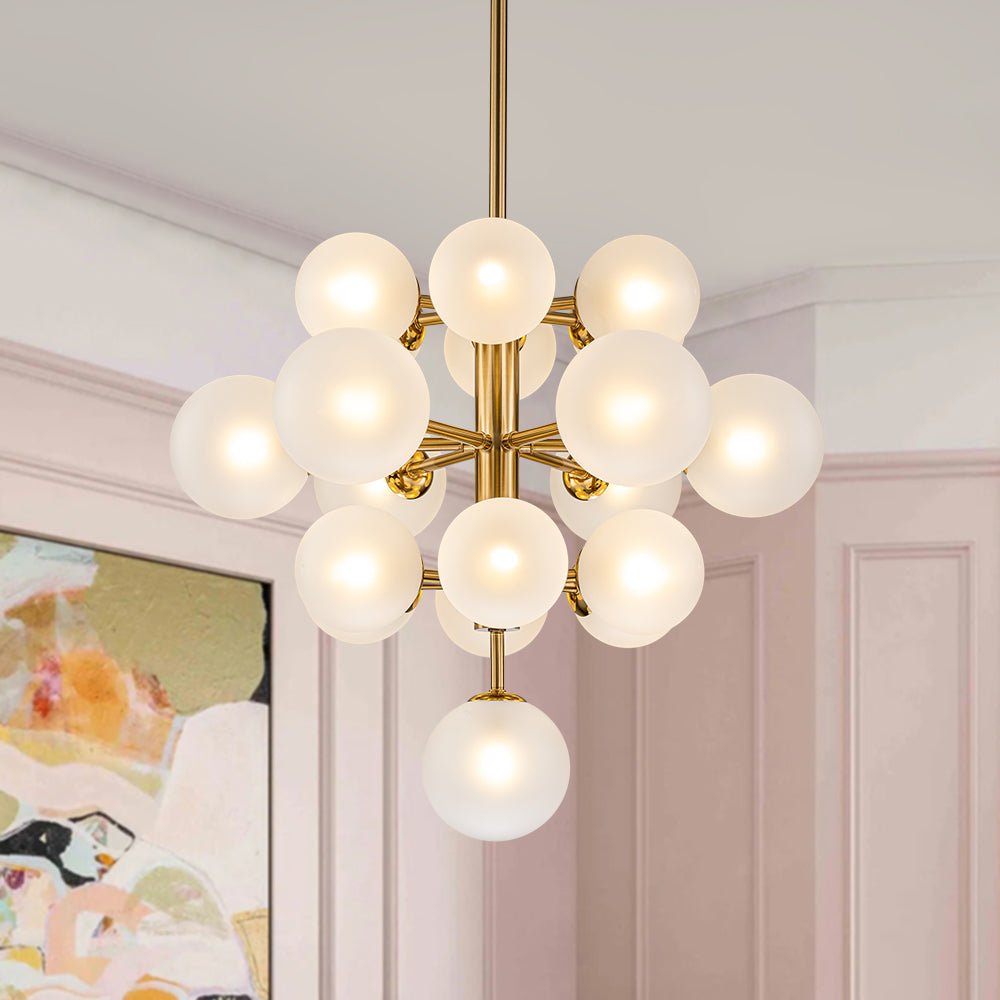 Freyza | Xenulix Mid-Century Sputnik Glass Chandelier – Mid-Century Dining Room Living Room