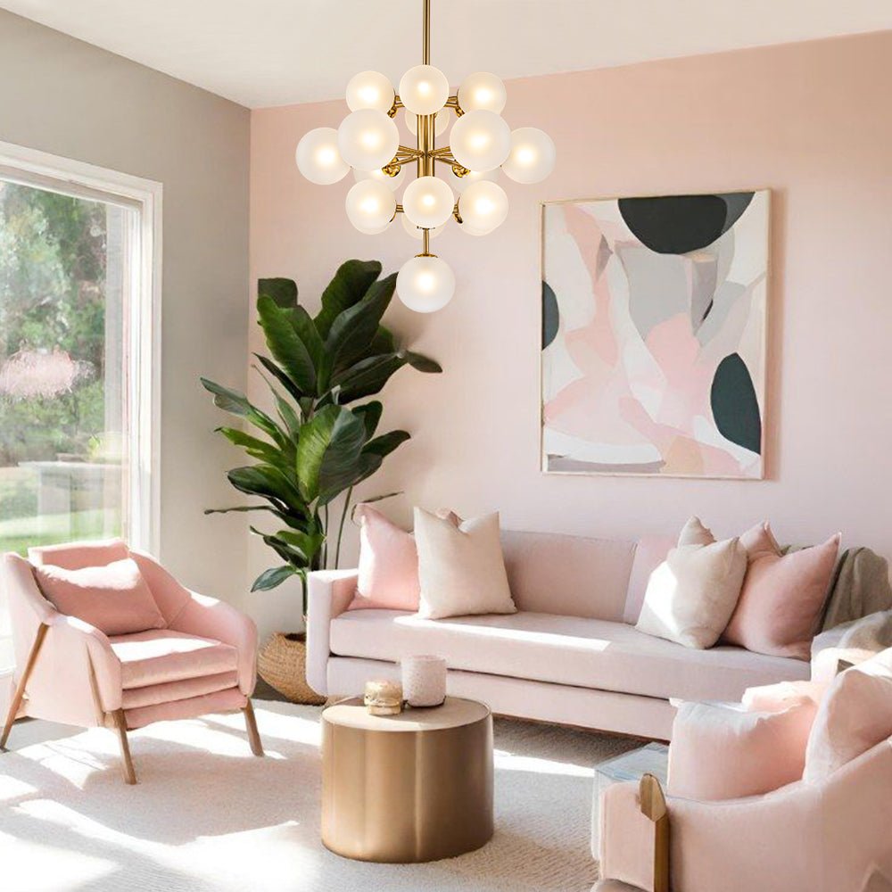 Freyza | Xenulix Mid-Century Sputnik Glass Chandelier – Mid-Century Dining Room Living Room