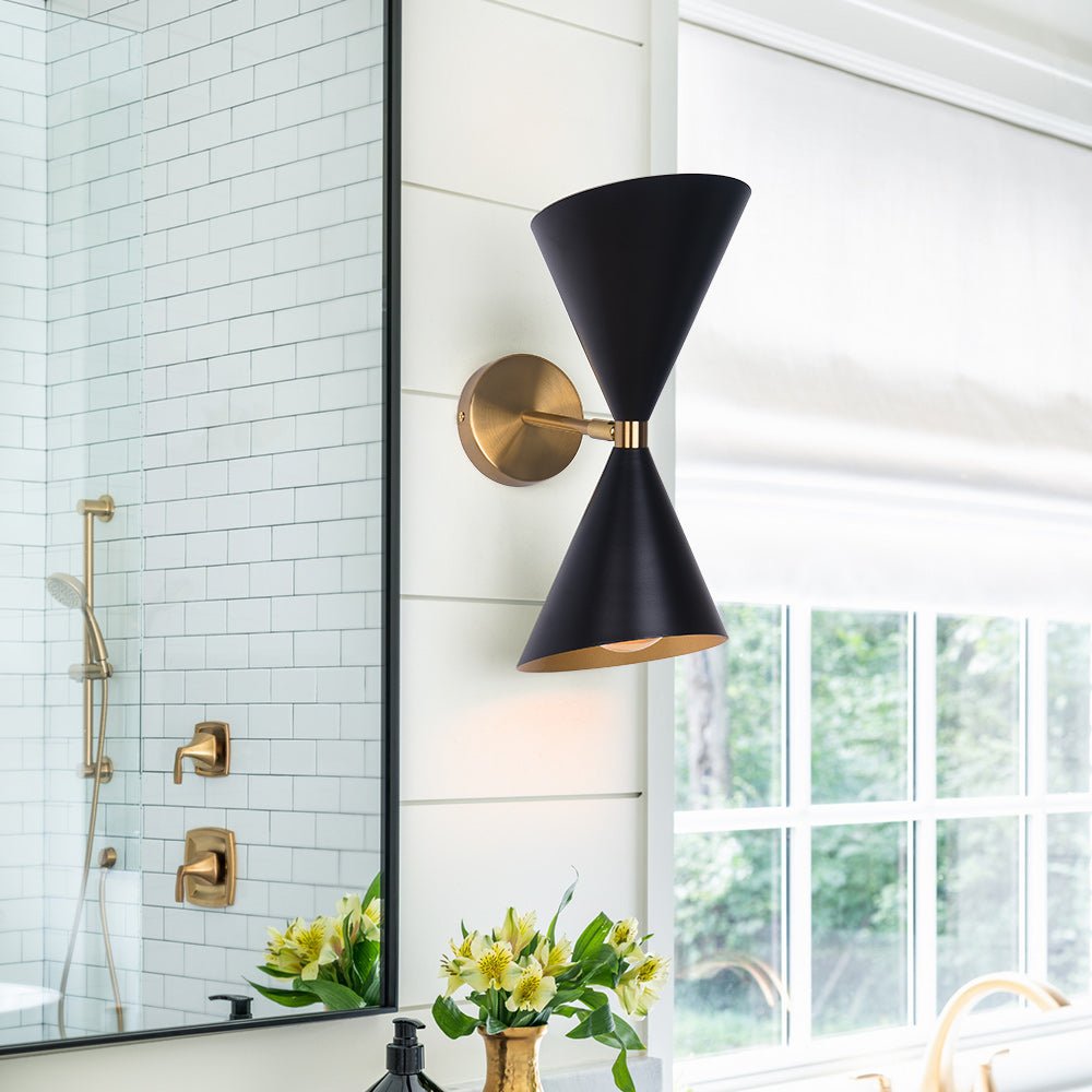 Freyza | Lunora Mid-Century-moderne Wandleuchte – modernes Wohnzimmer, Flur