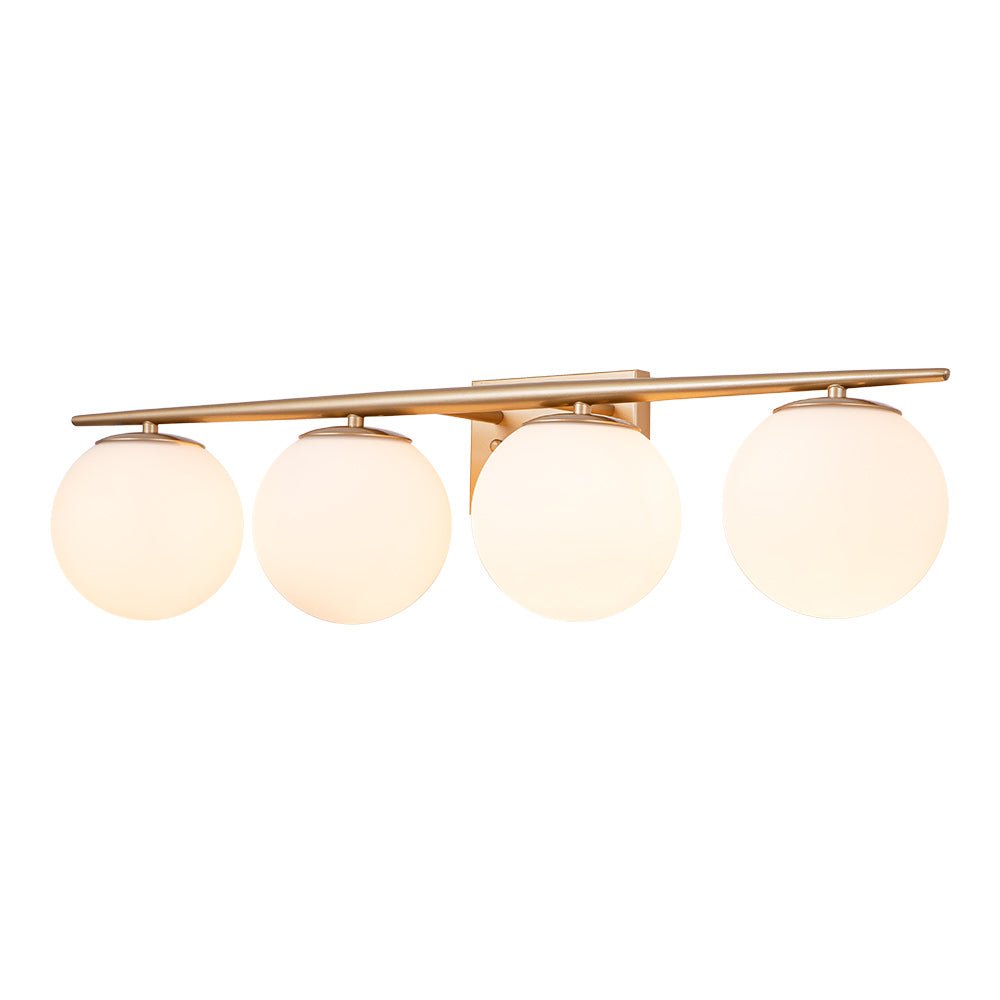 Freyza | Ildvari Wandleuchte aus Opalglas im Mid-Century-Stil – für Wohnzimmer und Flur im Mid-Century-Stil