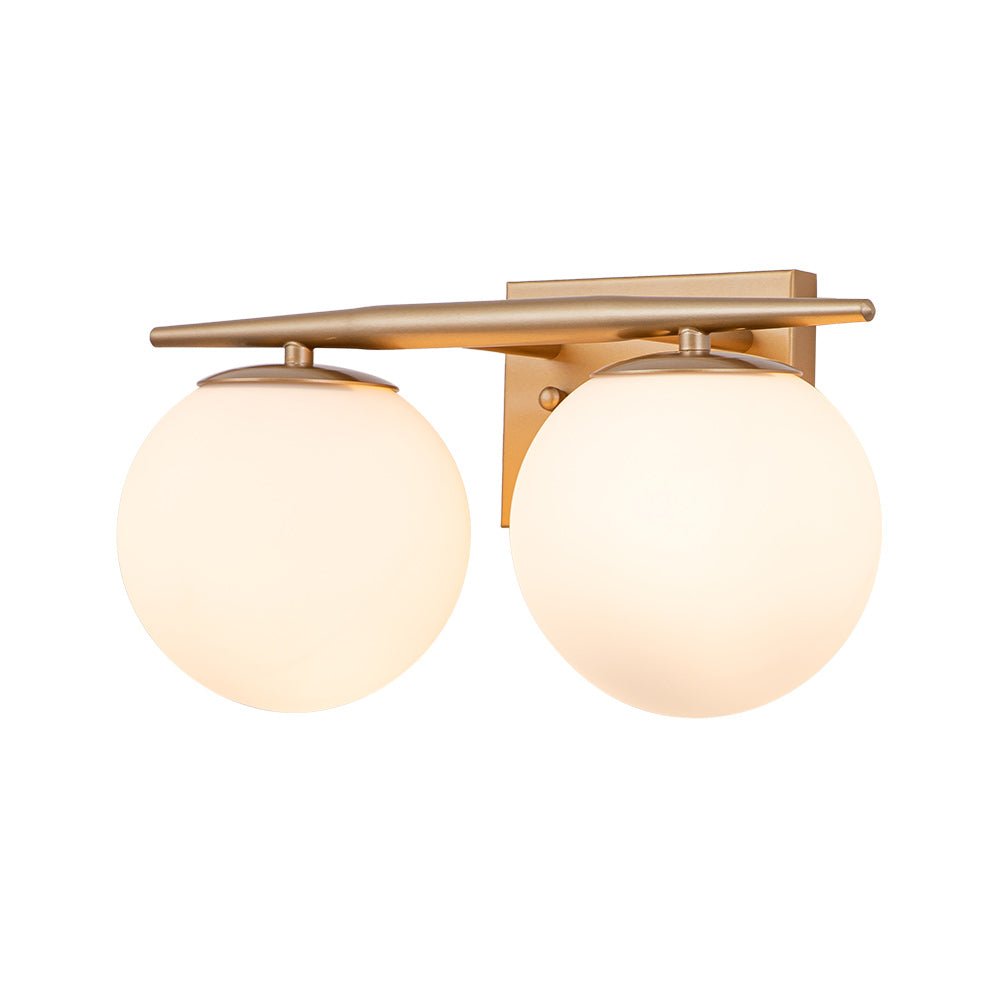 Freyza | Ildvari Wandleuchte aus Opalglas im Mid-Century-Stil – für Wohnzimmer und Flur im Mid-Century-Stil