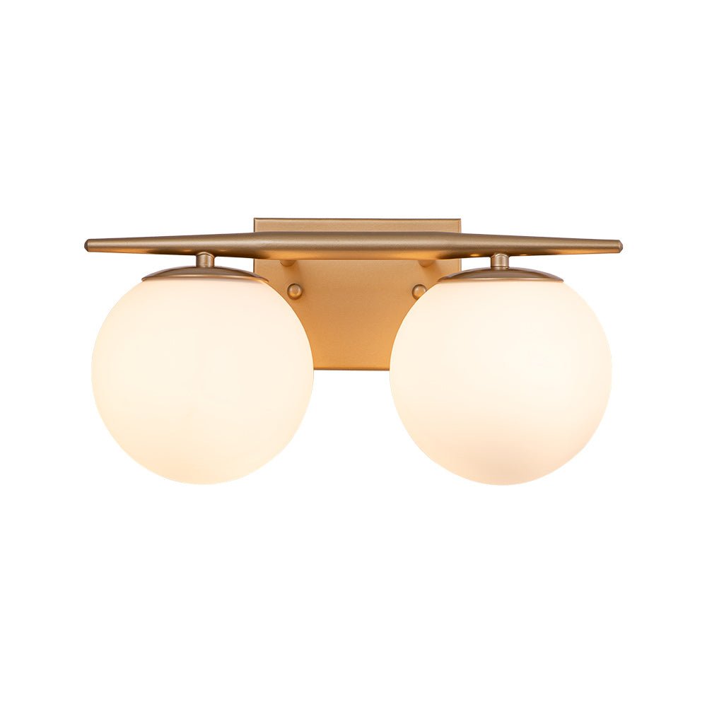Freyza | Ildvari Wandleuchte aus Opalglas im Mid-Century-Stil – für Wohnzimmer und Flur im Mid-Century-Stil