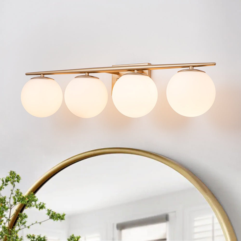 Freyza | Ildvari Wandleuchte aus Opalglas im Mid-Century-Stil – für Wohnzimmer und Flur im Mid-Century-Stil