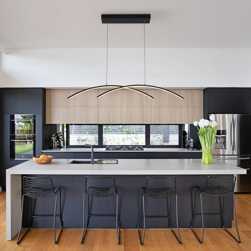 Freyza | Ulfuvyr Minimalist Dimmable Chandelier – Minimalist Dining Room Living Room