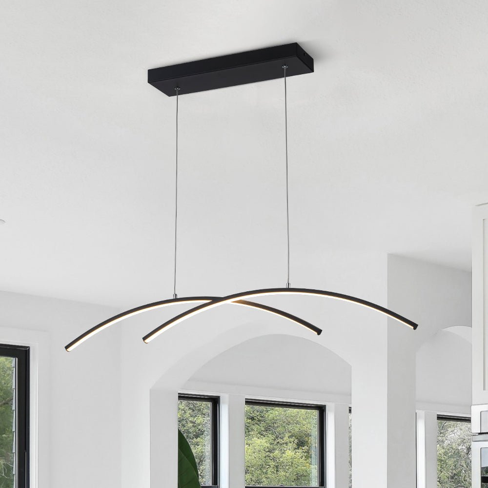 Freyza | Ulfuvyr Minimalist Dimmable Chandelier – Minimalist Dining Room Living Room