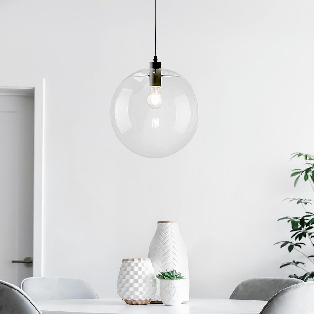 Freyza | Dvalinn Minimalist Glass Glass Pendant Light – Minimalist Kitchen Dining Room