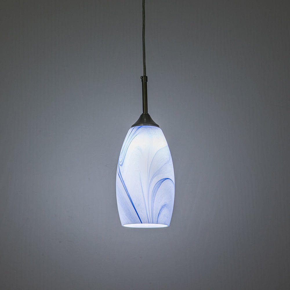 Freyza | Fljotunix Modern Mica Glass Pendant Light – Modern Kitchen Dining Room