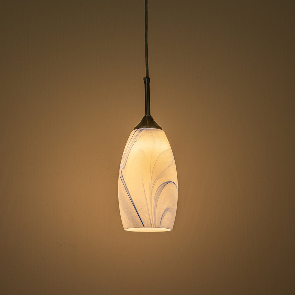 Freyza | Fljotunix Modern Mica Glass Pendant Light – Modern Kitchen Dining Room