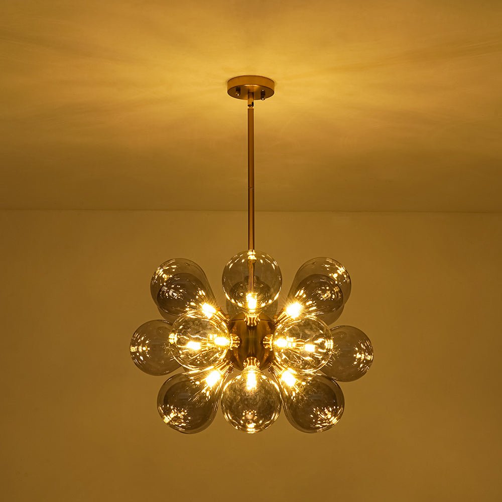 Freyza | Yrvunix Modern Cluster Glass Chandelier – Modern Dining Room Living Room