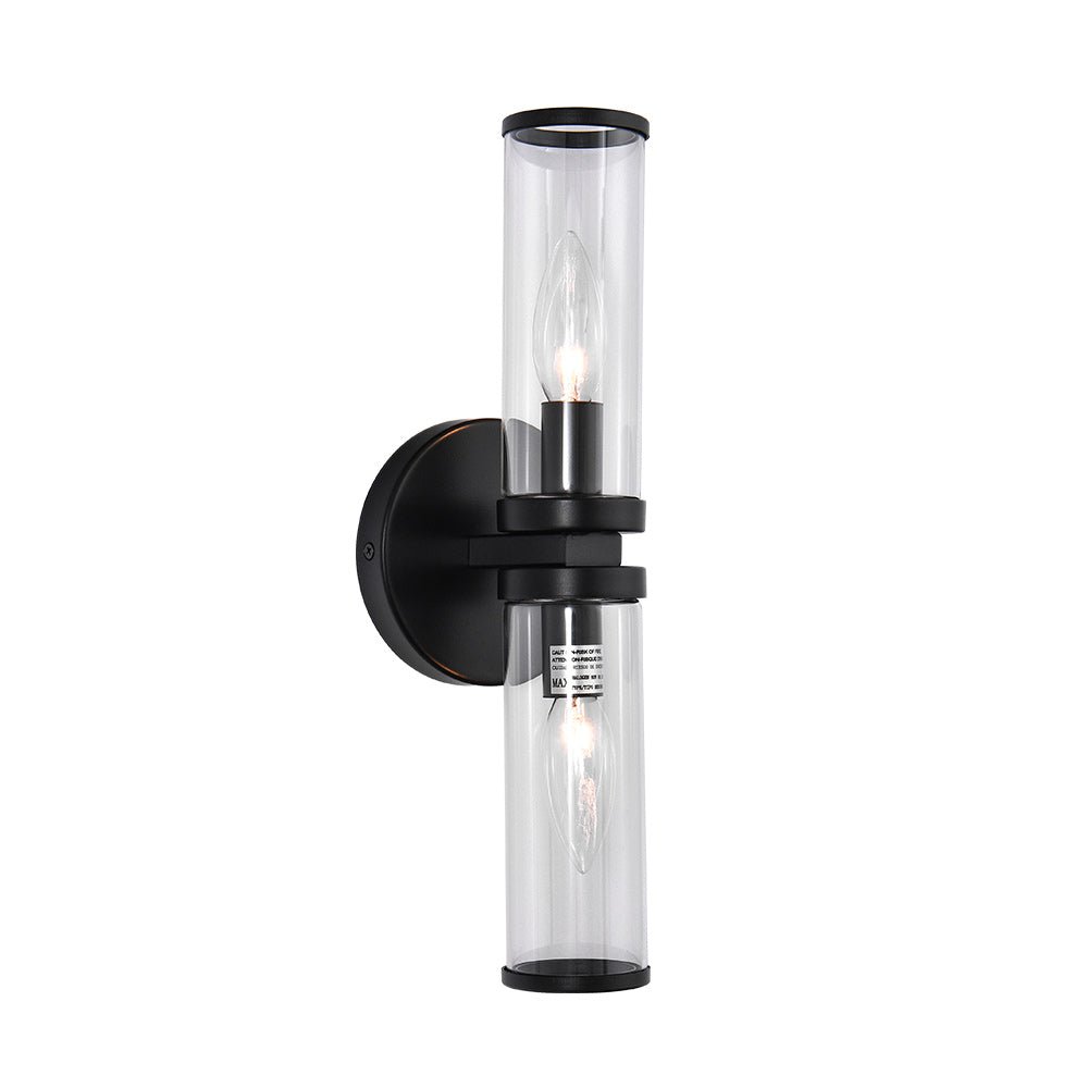 Freyza | Eonia moderne Doppel-Glas-Wandleuchte – modernes Wohnzimmer, Flur
