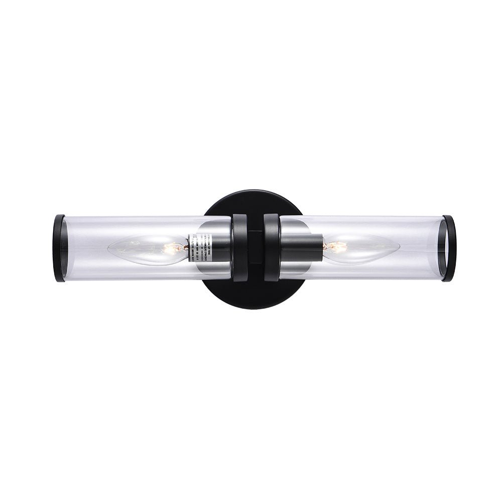 Freyza | Eonia moderne Doppel-Glas-Wandleuchte – modernes Wohnzimmer, Flur