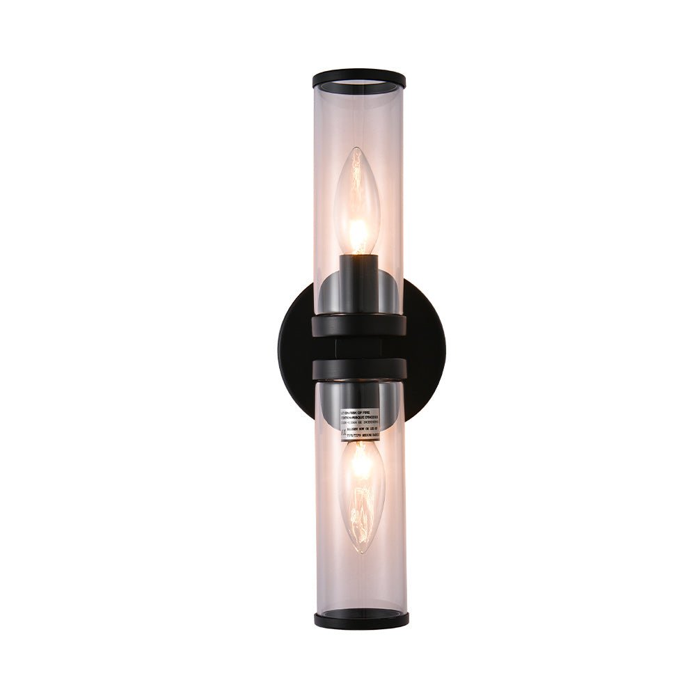 Freyza | Eonia moderne Doppel-Glas-Wandleuchte – modernes Wohnzimmer, Flur