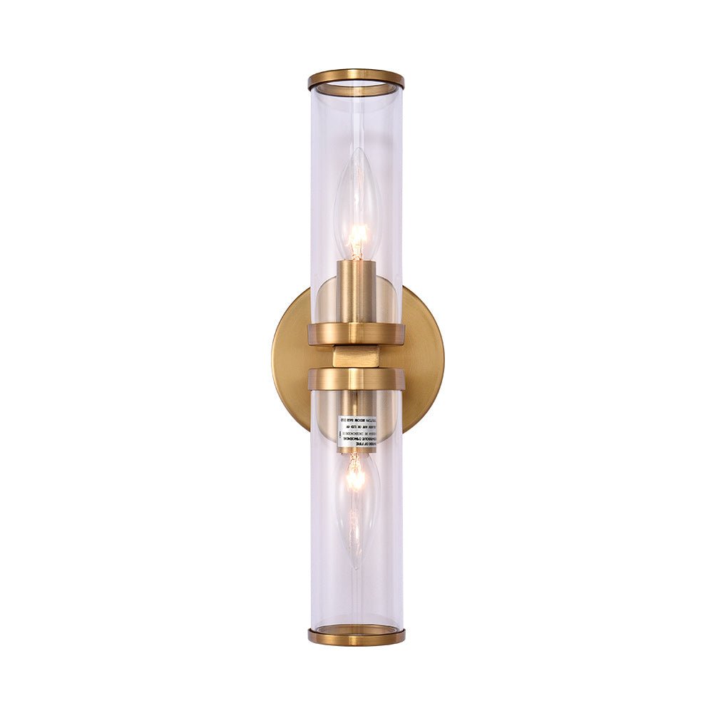 Freyza | Eonia moderne Doppel-Glas-Wandleuchte – modernes Wohnzimmer, Flur
