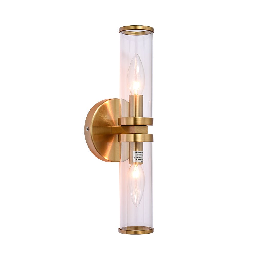 Freyza | Eonia moderne Doppel-Glas-Wandleuchte – modernes Wohnzimmer, Flur
