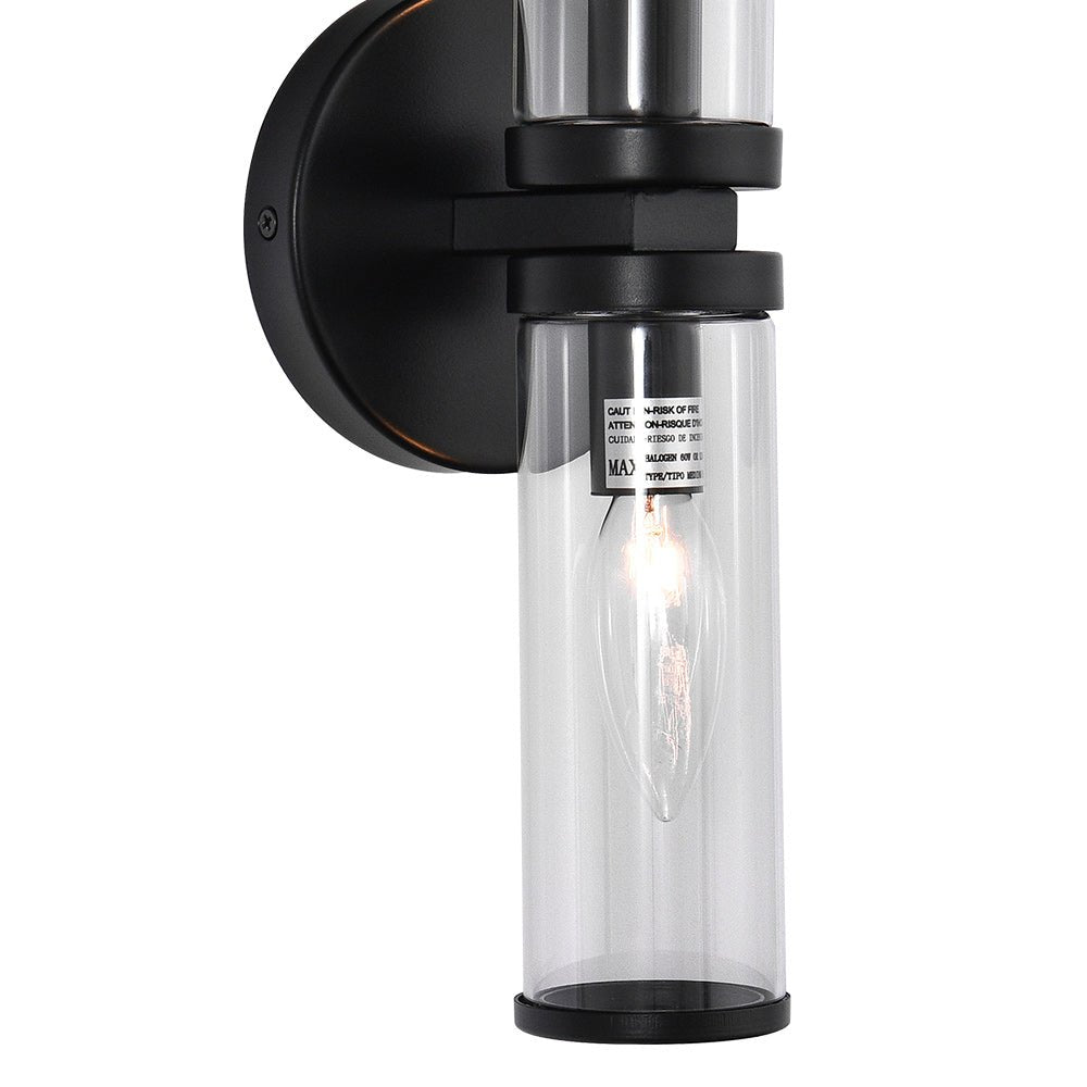Freyza | Eonia moderne Doppel-Glas-Wandleuchte – modernes Wohnzimmer, Flur