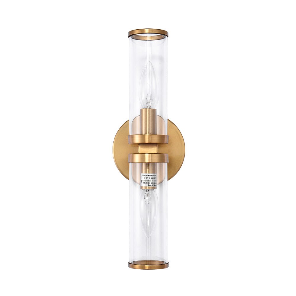 Freyza | Eonia moderne Doppel-Glas-Wandleuchte – modernes Wohnzimmer, Flur