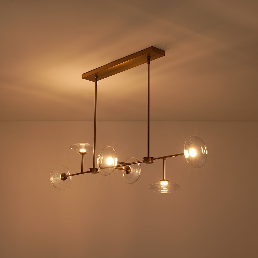 Freyza | Vatnuvum moderne dimmbare Glaspendelleuchte – modernes Esszimmer, Wohnzimmer