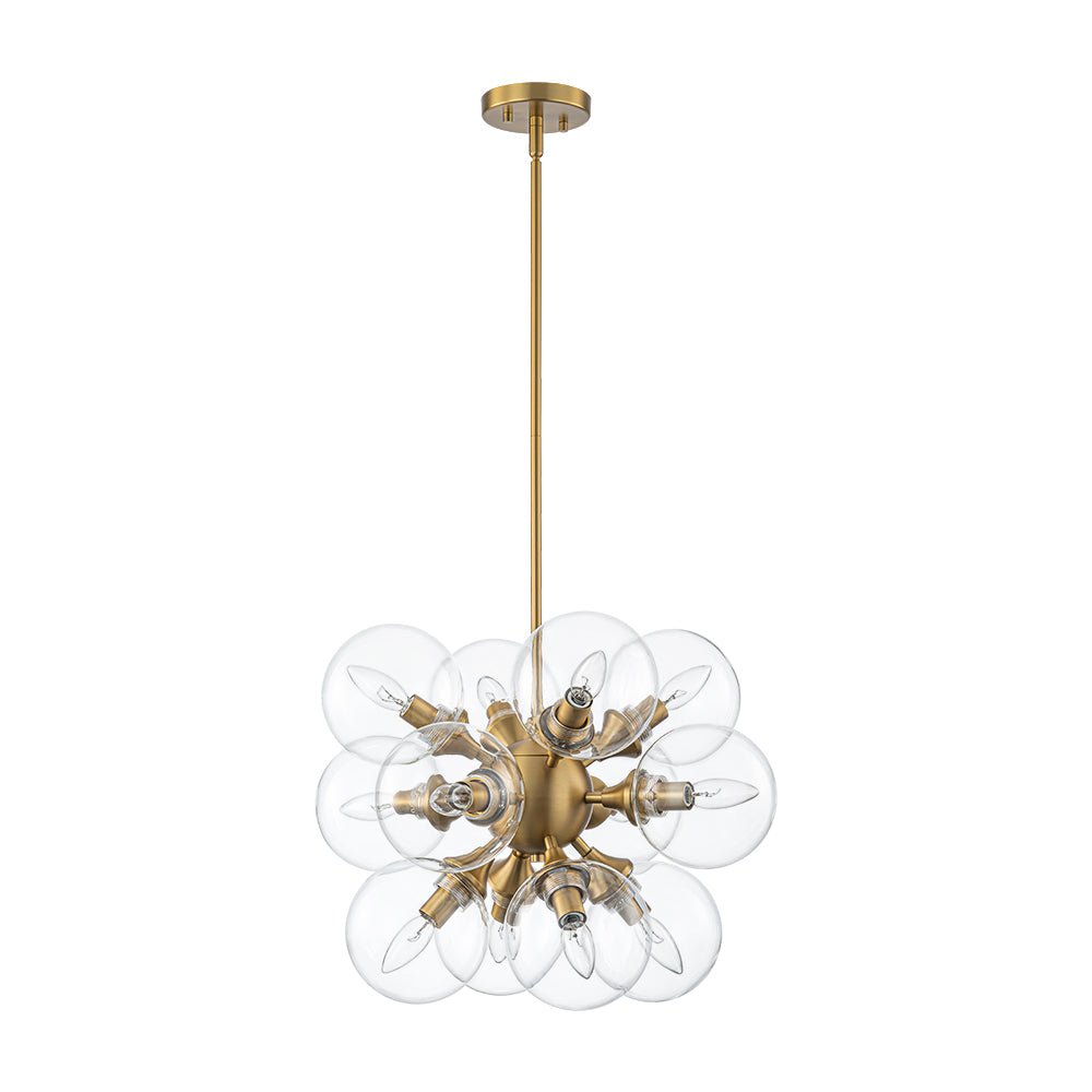 Freyza | Moderner Cluster-Glas-Kronleuchter Zoruvium – Modernes Esszimmer, modernes Wohnzimmer