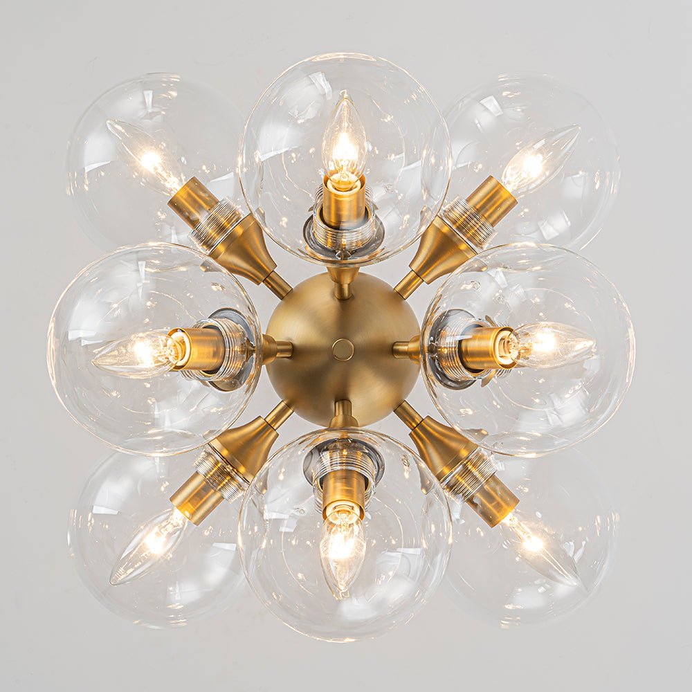 Freyza | Moderner Cluster-Glas-Kronleuchter Zoruvium – Modernes Esszimmer, modernes Wohnzimmer