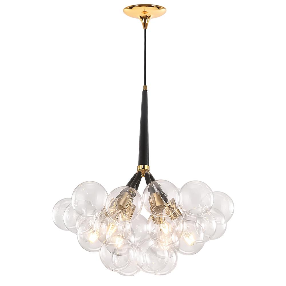 Freyza | Luniva Modern Glass Glass Chandelier – Modern Dining Room Living Room